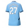 Manchester City Matheus Nunes #27 Hjemmedrakt Kvinner 2024-25 Kortermet